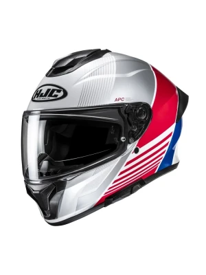 Kask integralny HJC C71 Morix biało-czerwony + Gratisy