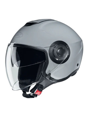 Kask otwarty HJC i40N Solid szary + Gratisy