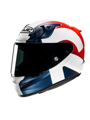Kask integralny HJC RPHA 12 Ottin biało-niebiesko-czerwony + Gratisy