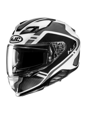 Kask integralny HJC F71 Tozz czarno-biały + Gratisy