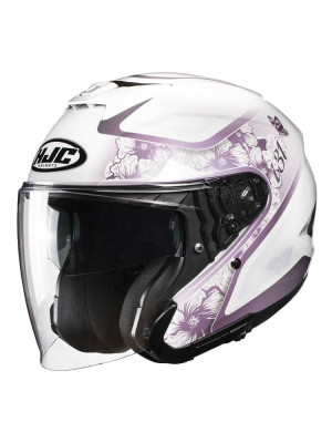 Kask otwarty HJC i31 Iona biało-różowy + Gratisy