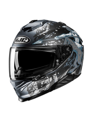 Kask integralny HJC i71 Taurus szaro-czarny + Gratisy