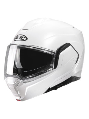 Kask szczękowy HJC I100 biały perłowy + Gratisy