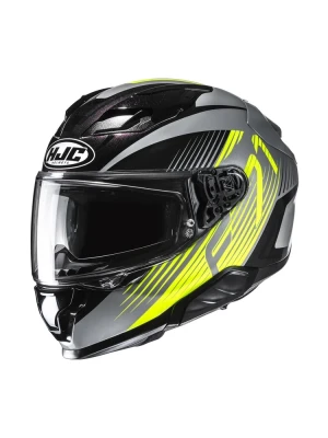 Kask integralny HJC F71 Catos czarno-żółty + Gratisy