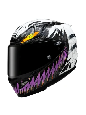 Kask integralny HJC RPHA 12 Anti Venom 2 Marvel czarno-biały + Gratisy