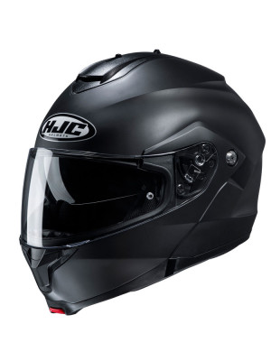 Kask szczękowy HJC C91N Solid czarny matowy + Gratisy