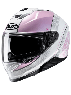 Kask integralny HJC i71 Sera biało-różowy + Gratisy