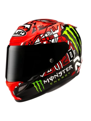 Kask integralny HJC RPHA 12 Quartararo Replica 2 czerwono-czarny + Gratisy