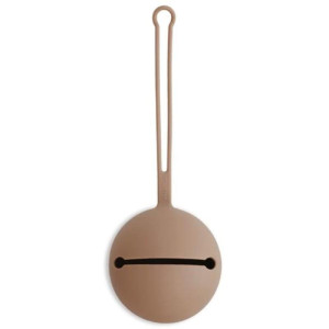 Mushie - Silikonowe Etui Na Smoczek, Natural