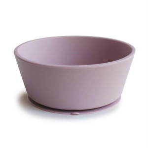 Mushie - Silikonowa Miseczka Z Przyssawką, Soft Lilac