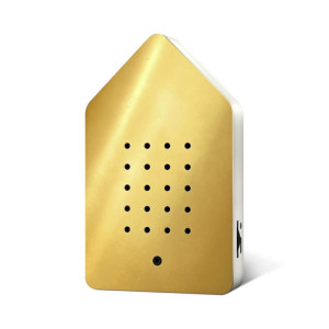 Relaxound - Domek Dźwiękowy Z Odgłosami Ptaków Birdybox Metal - Golden Brass