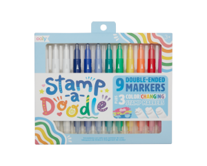 Ooly - Flamastry Z Transparentnymi Stempelkami Stamp-A-Doodle
