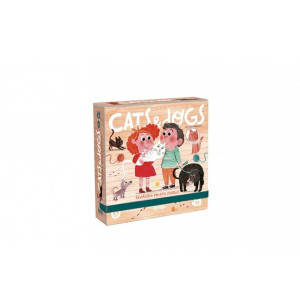 Londji - Puzzle Dwustronne Dla Dzieci 24El., Psy I Koty
