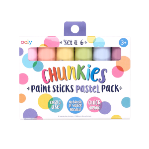 Ooly - Farba W Kredce Chunkies Paint Sticks 6Szt., Pastelowe