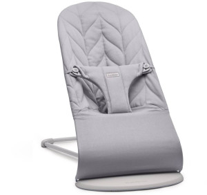 Babybjorn - Leżaczek Bliss Woven, Petal Quilt, Jasnoszary