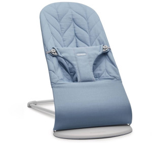 Babybjorn - Leżaczek Bliss Woven, Petal Quilt, Niebieski