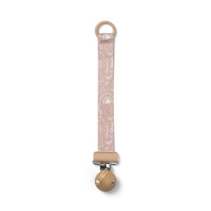 Elodie Details - Drewniana Zawieszka Do Smoczka - Monkey Sunrise Pink