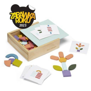 Kid's Concept - Drewniana Układanka/Puzzle-Mozaika Zabawka Roku 2023