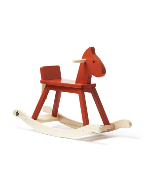 Kid's Concept - Koń Na Biegunach Orange Red Carl Larsson