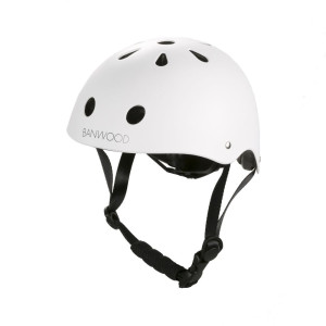 Banwood - Dziecięcy Kask Rowerowy (50 Do 54Cm) White