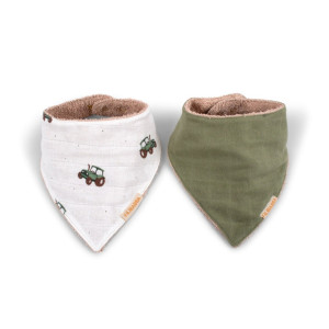 Filibabba - Śliniak Bandana 2 Szt. Traktor