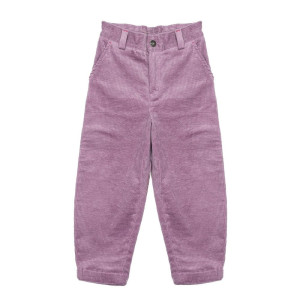 Kid Story - Spodnie Sztruksowe O Luźnym Kroju, Lilac Bloom