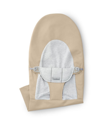 Babybjorn - Poszycie Do Leżaczka Balance Soft, Woven/Jersey, Beż/Szary