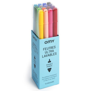 Omy - Zmywalne Flamastry 16Szt.
