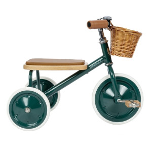 Banwood - Rowerek Trójkołowy Z Koszykiem Trike, Zielony
