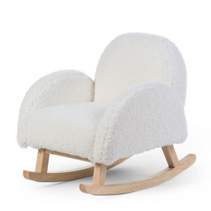 Childhome - Dziecięcy Fotel Bujany Teddy Bear Off White
