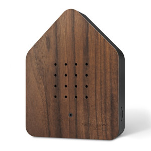 Relaxound - Domek Dźwiękowy Z Odgłosami Ptaków Zwitscherbox Wood - Walnut/Black
