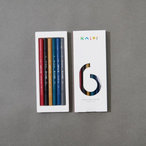 Kaco - Zestaw Podwójnych Brushpenów Kalor 6Szt. - Modern Times