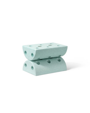 Modu - Kids Stool - Ocean Mint / Forest Green
