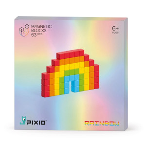 Pixio - Klocki Magnetyczne Rainbow 63, Story Series