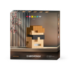 Pixio - Klocki Magnetyczne Voxart Hipsters, Cubeheads 395