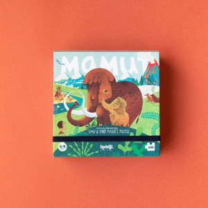 Londji - Puzzle Kieszonkowe Z Grą Obserwacyjną Mamut