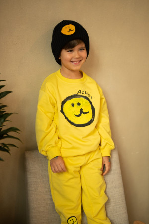 Achot - Bluza Dresowa Pika Yellow
