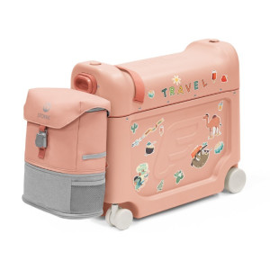 Stokke - Zestaw Podróżny Z Plecakiem Jetkids Travel Bundle - Coral Pink
