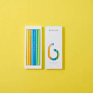 Kaco - Zestaw Podwójnych Brushpenów Kalor 6Szt. - Lemon Mint