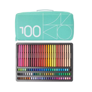 Kaco - Zestaw Podwójnych Brushpenów Wodnych Kalor 100Szt.