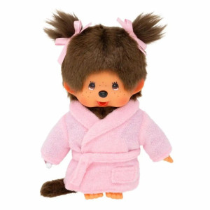 Monchhichi - Pluszowa Małpka 20Cm, Dziewczynka W Szlafroku