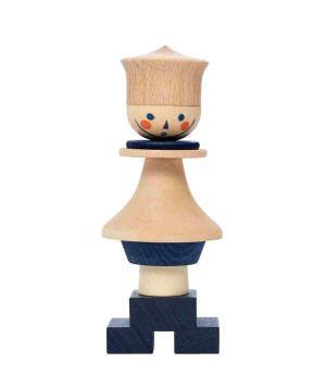 Wooden Story - Układanka Lala Stick Fig No.05 – Kolorowa