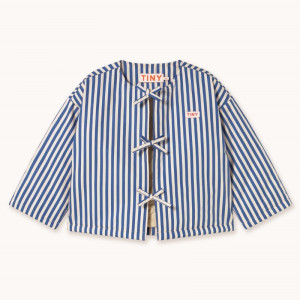 Tinycottons - Kurtka Dziecięca Bows Jacket - Vanilla/Dark Blue