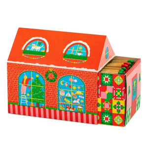 Archivist - Zapałki W Ozdobnym Pudełku Christmas House 75Szt.