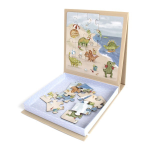 Filibabba - Gra Magnetyczna Dino Beach Puzzle