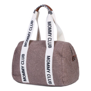 Childhome - Torba Do Wózka Mommy Club Signature Teddy Soft Brown