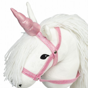 Astrup - Róg I Kantar Jednorożca Do Hobby Horse, Różowy