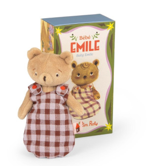 Moulin Roty - Miś Bebe Emile W Ozdobnym Pudełku Les Minouchkas
