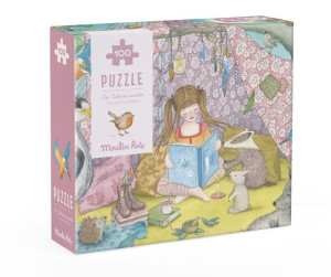 Moulin Roty - Puzzle 100 Elementów Domek Na Drzewie