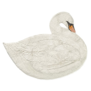 Lorena Canals (Swan Lake) - Dywan Bawełniany Łabędź (Do Prania W Pralce)